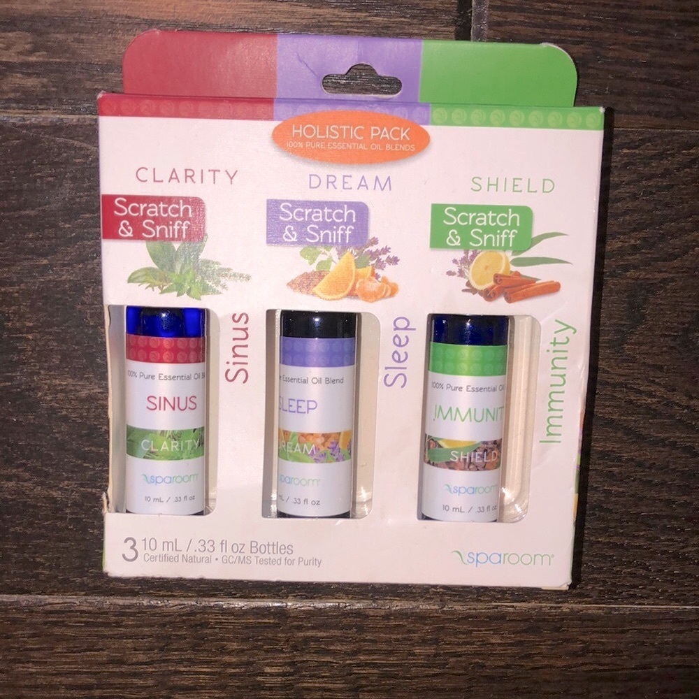 Holistic essential oils 3 pack sinus, sleep and immunity